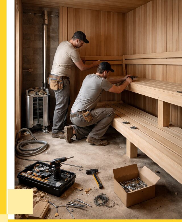Монтаж саун под ключ в Крымске от 124356 р. | ЭриданКрм
