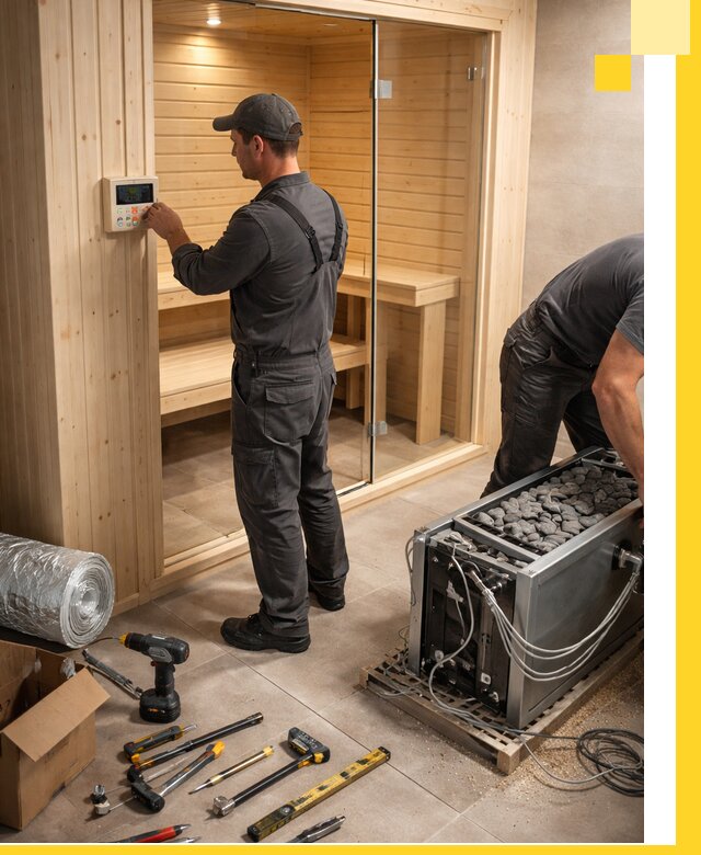 Поставка, установка и монтаж электрических саун в Крымске