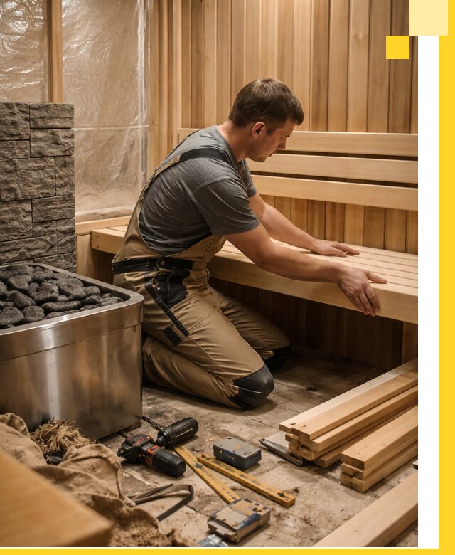 Сауны для дома под ключ с проектированием и монтажом в Крымске