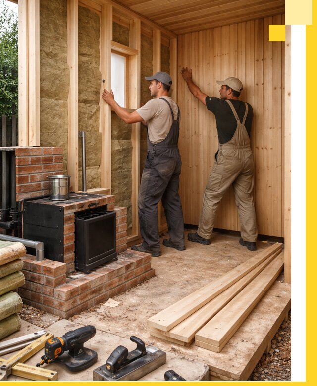 Строительство и установка дачных саун под ключ в Крымске