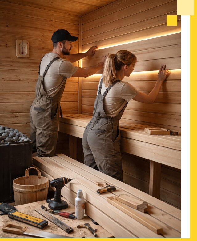 Дизайн саун и бань под ключ с индивидуальным проектом в Крымске