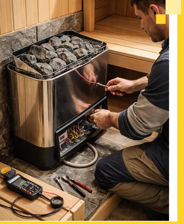 Продажа и установка электрокаменок для саун в Крымске