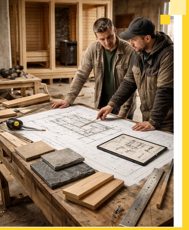 Проекты бань под ключ и планы строительства в Крымске