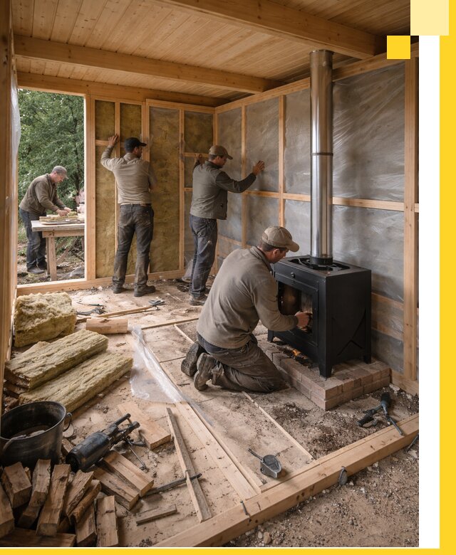 Профессиональный монтаж бань под ключ в Крымске для дома