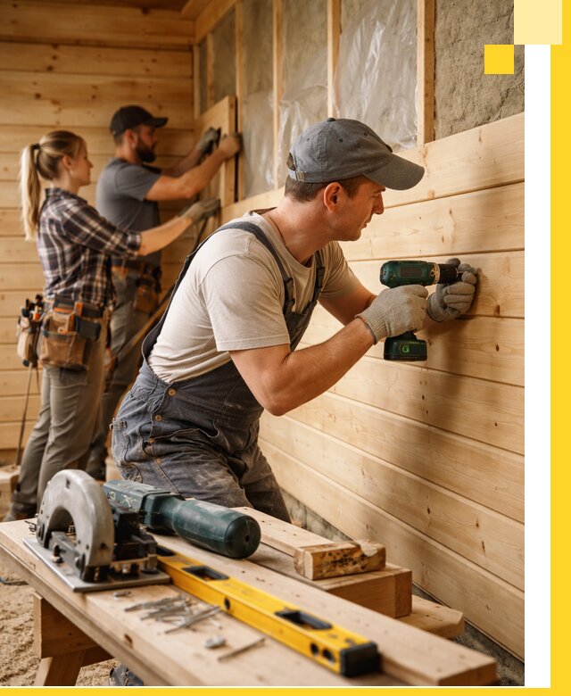 Обшивка бань под ключ в Крымске: отделка стен и потолков