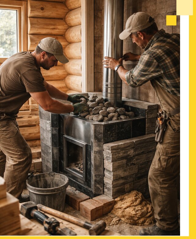 Строительство и отделка русских бань под ключ в Крымске