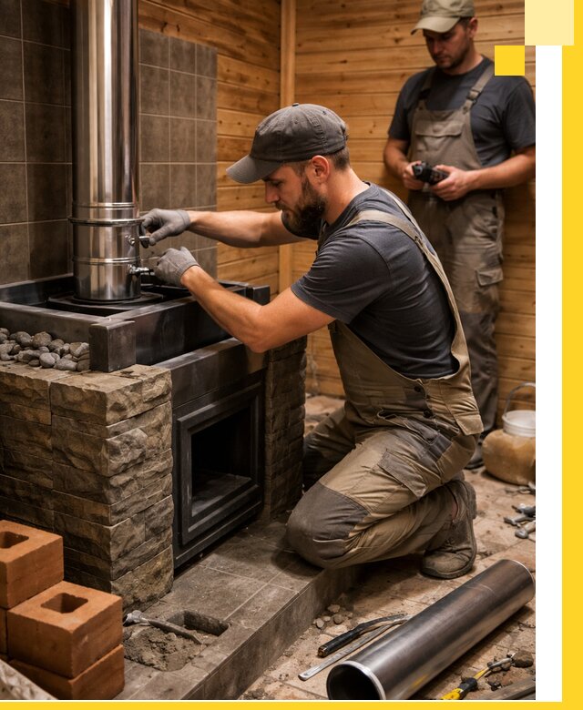 Изготовление и установка банных печей под ключ в Крымске