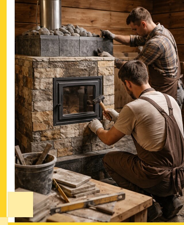 Облицовка банной печи в Крымске от 15545 р. | ЭриданКрм