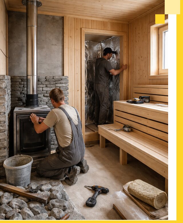 Строительство и изготовление бань под ключ в Крымске