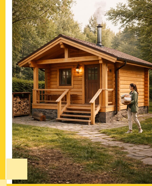 Купить баню под ключ в Крымске от 673595 р. | ЭриданКрм