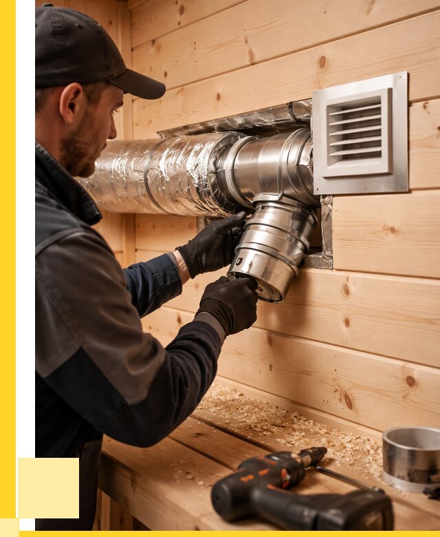 Монтаж вентиляции бани в Крымске от 12436 р. | ЭриданКрм