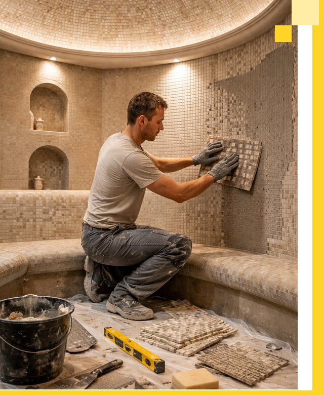 Устройство и монтаж домашнего хамама под ключ в Крымске