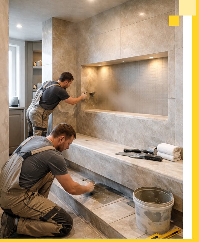 Профессиональное строительство хамама в квартире в Крымске