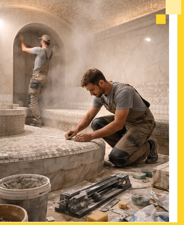 Профессиональный дизайн хамама и SPA под ключ в Крымске