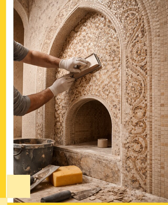 Мозаика для хамама в Крымске под ключ от 5182 р. | ЭриданКрм