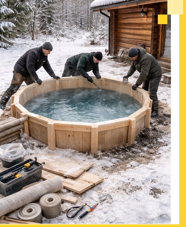 Изготовление и установка ледяных купелей под ключ в Крымске